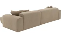 Goossens loungebank lago bruin stof - 8252192-{merk}-lago-bank-stof-bruin-01